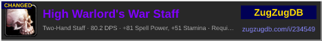 High Warlord's War Staff: forum signature banner