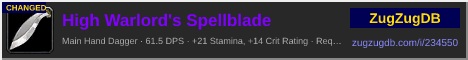 High Warlord's Spellblade: forum signature banner