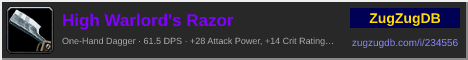 High Warlord's Razor: forum signature banner