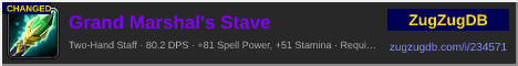 Grand Marshal's Stave: forum signature banner