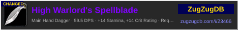 High Warlord's Spellblade: forum signature banner