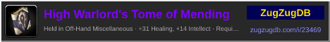 High Warlord's Tome of Mending: forum signature banner