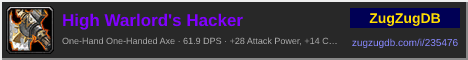 High Warlord's Hacker: forum signature banner