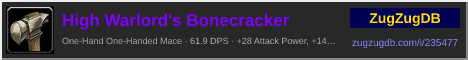 High Warlord's Bonecracker: forum signature banner