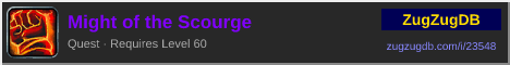 Might of the Scourge: forum signature banner