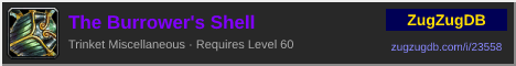 The Burrower's Shell: forum signature banner