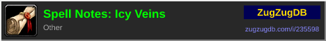 Spell Notes: Icy Veins: forum signature banner
