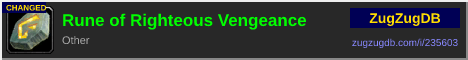 Rune of Righteous Vengeance: forum signature banner
