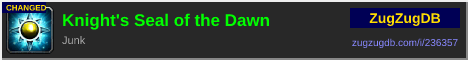 Knight's Seal of the Dawn: forum signature banner