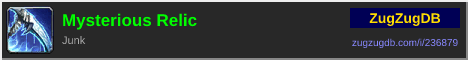 Mysterious Relic: forum signature banner