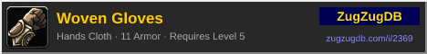 Woven Gloves: forum signature banner