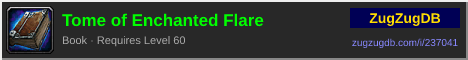 Tome of Enchanted Flare: forum signature banner