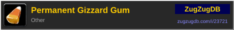 Permanent Gizzard Gum: forum signature banner