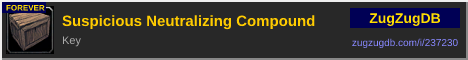 Suspicious Neutralizing Compound: forum signature banner