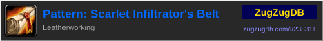 Pattern: Scarlet Infiltrator's Belt: forum signature banner