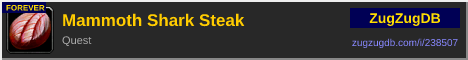 Mammoth Shark Steak: forum signature banner