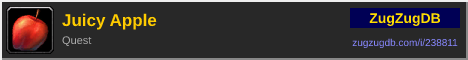 Juicy Apple: forum signature banner