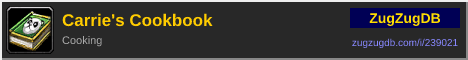 Carrie's Cookbook: forum signature banner
