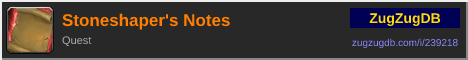Stoneshaper's Notes: forum signature banner