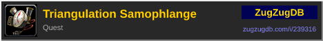 Triangulation Samophlange: forum signature banner