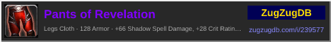 Pants of Revelation: forum signature banner