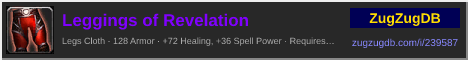 Leggings of Revelation: forum signature banner
