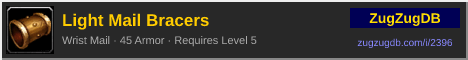 Light Mail Bracers: forum signature banner