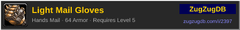 Light Mail Gloves: forum signature banner