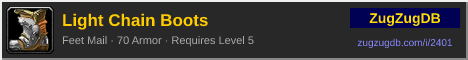 Light Chain Boots: forum signature banner