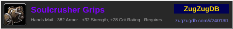 Soulcrusher Grips: forum signature banner
