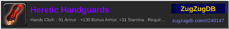 Heretic Handguards: forum signature banner