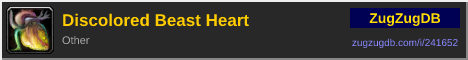 Discolored Beast Heart: forum signature banner