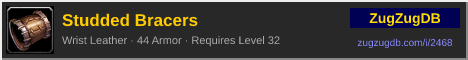 Studded Bracers: forum signature banner