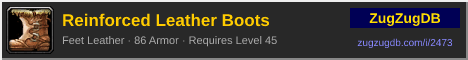 Reinforced Leather Boots: forum signature banner