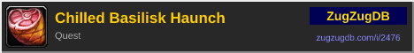 Chilled Basilisk Haunch: forum signature banner