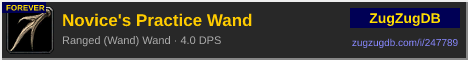 Novice's Practice Wand: forum signature banner