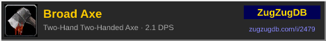 Broad Axe: forum signature banner