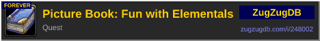 Picture Book: Fun with Elementals: forum signature banner