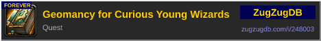 Geomancy for Curious Young Wizards: forum signature banner