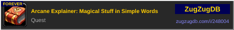 Arcane Explainer: Magical Stuff in Simple Words: forum signature banner