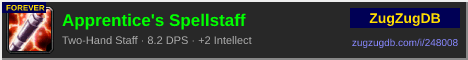 Apprentice's Spellstaff: forum signature banner