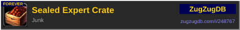 Sealed Expert Crate: forum signature banner