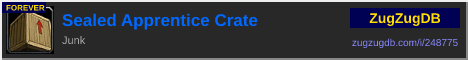Sealed Apprentice Crate: forum signature banner