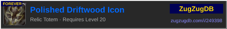 Polished Driftwood Icon: forum signature banner