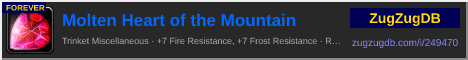 Molten Heart of the Mountain: forum signature banner