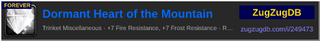 Dormant Heart of the Mountain: forum signature banner