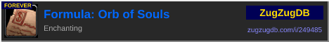 Formula: Orb of Souls: forum signature banner