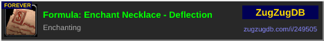 Formula: Enchant Necklace - Deflection: forum signature banner