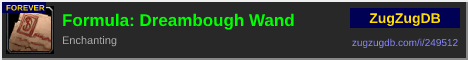 Formula: Dreambough Wand: forum signature banner