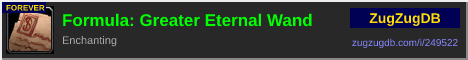 Formula: Greater Eternal Wand: forum signature banner